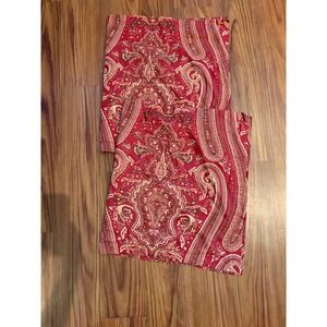 Lauren Ralph Lauren set of 2 king cotton pillow sham, Remington Paisley retired